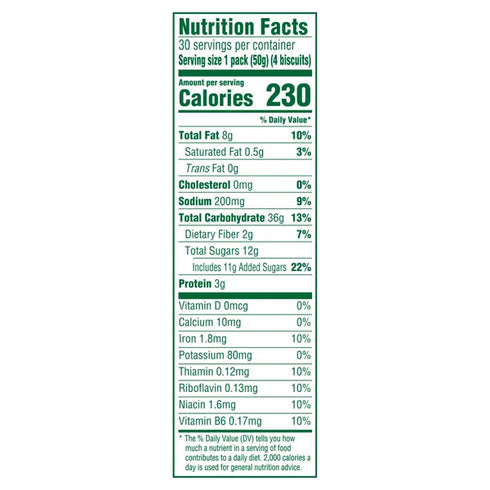BelVita Breakfast Biscuits, Blueberry, 1.76 oz, 30-count